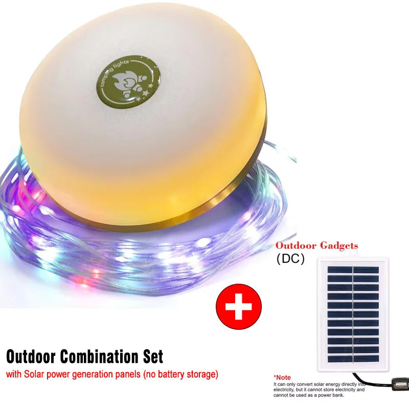 LED-Lichterkette , Powerbank & Taschenlampe